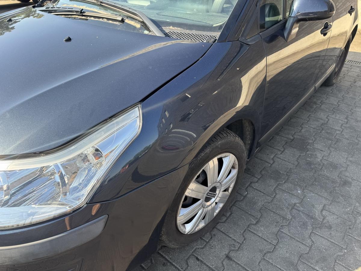 Citroen C4 original Kotfl&uuml;gel vorn links KGN Blaumetallic Bj.2009